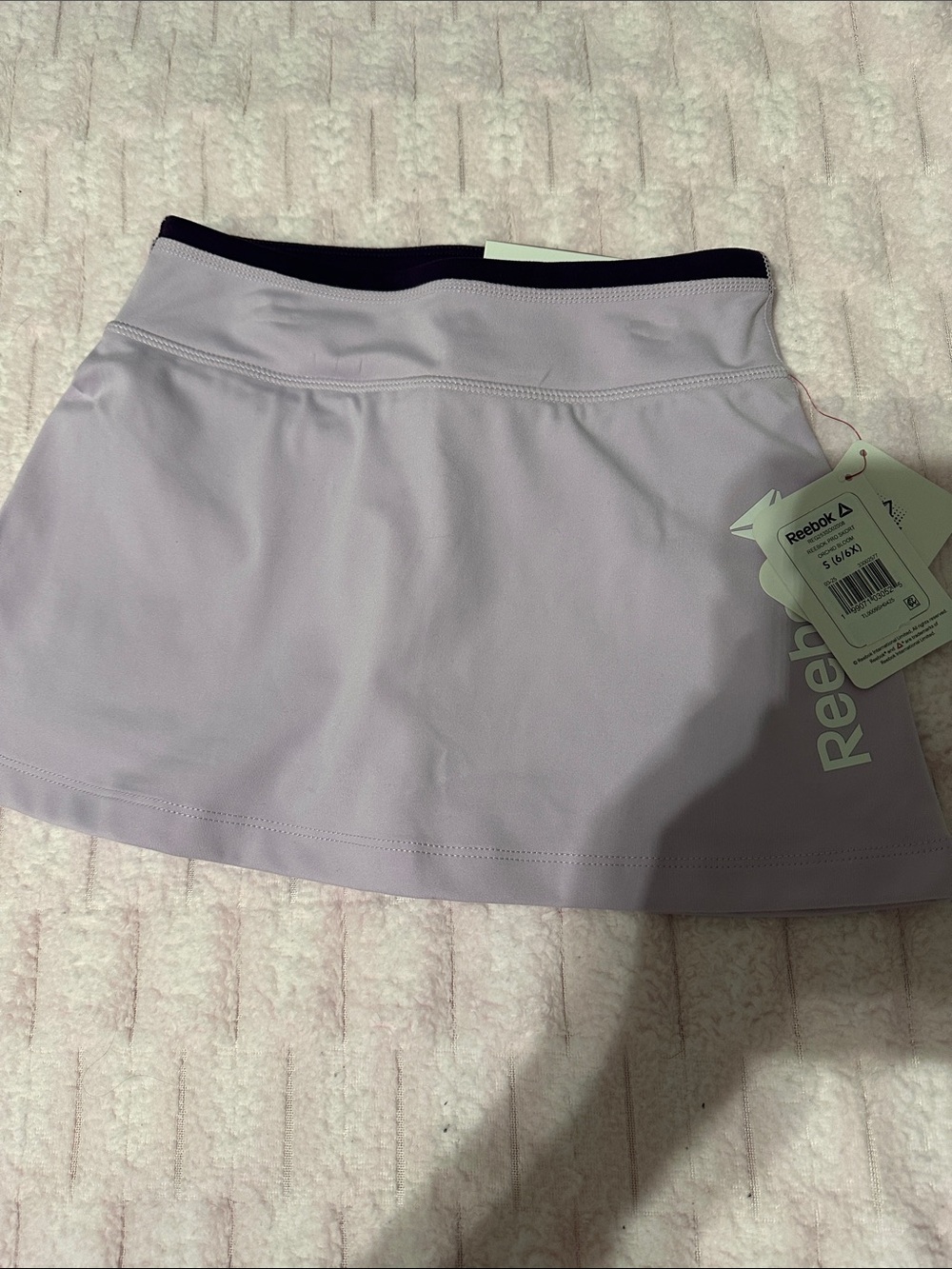 Reebok Lilac Athletic Skort with Logo 
Girls small (6/6x)